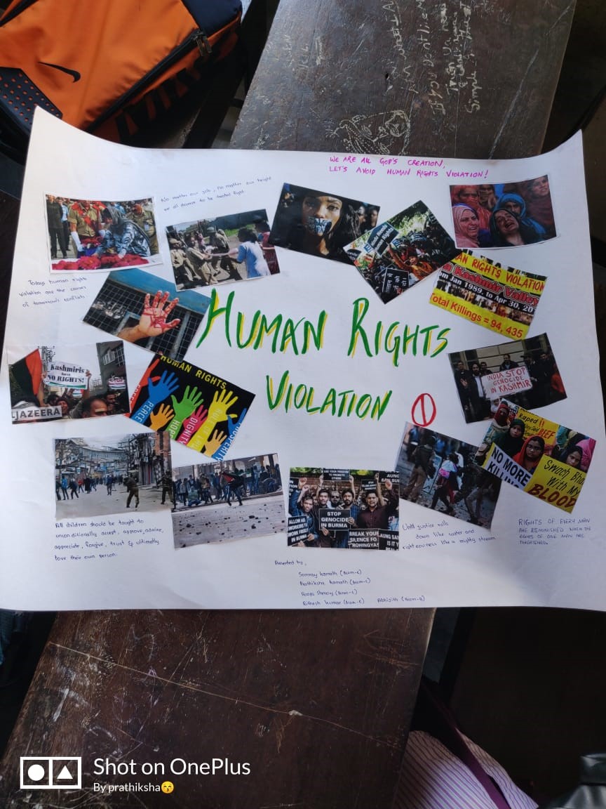 Collage Competition on â€œHuman Rights Violationâ€ Canara